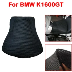 Almohadilla de cojín 3D para asiento delantero de motocicleta, red de malla de protección solar, cubierta de aislamiento térmico impermeable para BMW K1600 GT, 1 unidad