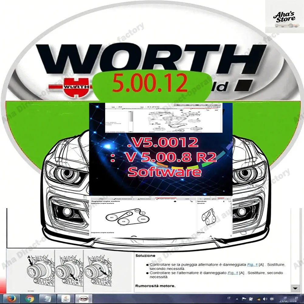 

Newest Hot WOW V5.00.12 obd2 scanner Car Repair Software + WOW v5.00.8 R2 with Kengen For Vd Tcs Multi-diag Car Diagnostic Tools