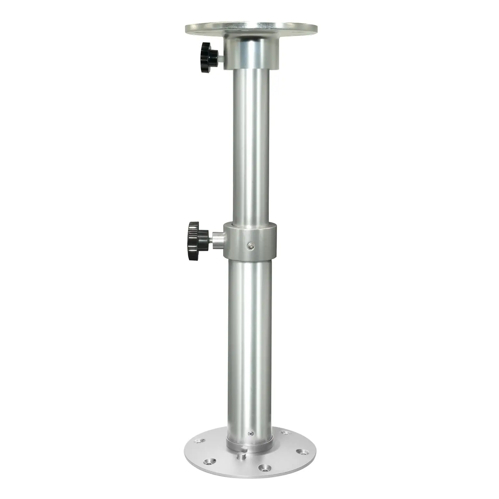 Adjustable Table Pedestal Detachable Table Base Stand Leg Mount Frame 46-70CM Aluminum Alloy Table Base Kit for RV Boat Yacht