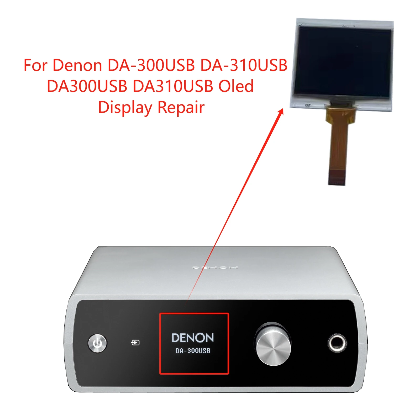 Original Oled LCD Display for Denon DA-300USB DA-310USB DA300 DA310 Screen Repair