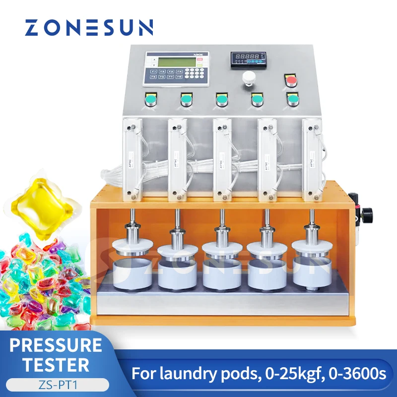 Zonesun testador de pressão para vagens de detergente para lavanderia, instrumento de teste de laboratório ZS-PT1