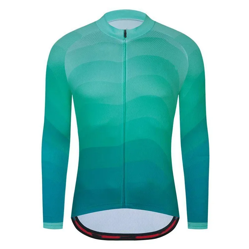 AliExpress New Design Spring Autumn Bicycle Tops MTB Clothing Mountain Bike Shirts Racing Sportswear Long Sleeve Cycling Jerseys For Men