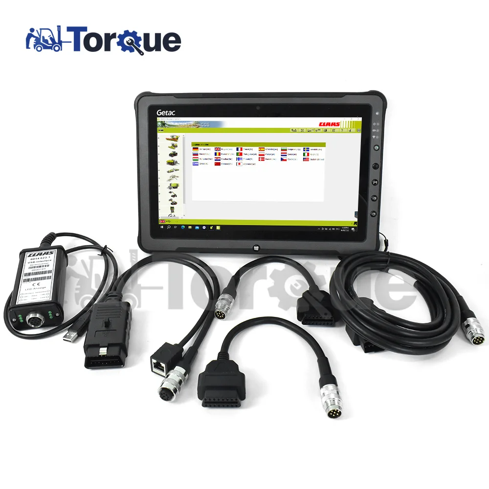 Truck Tractor For CLASS diagnostic tool Agriculture construction Interface For CLAAS CANBUS MetaDiag F110 tablet