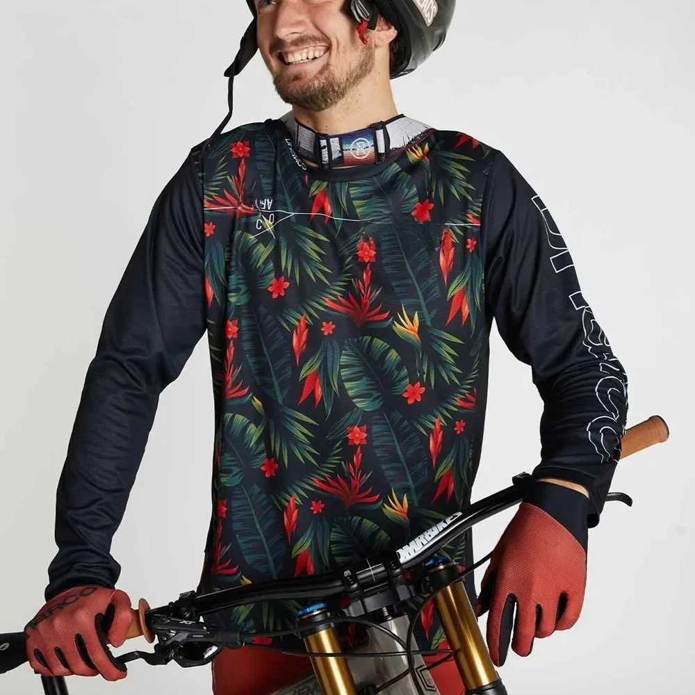 AliExpress NONE Enduro Maillot New Racing Downhill Jersey Mountain Bike Motorcycle Cycling Jersey Crossmax Shirt Ciclismo Clothes For Men Mtb