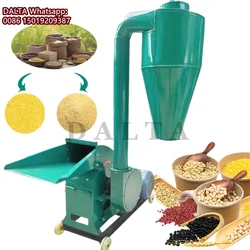 500-1000KG/H Industrial Alfalfa Hammer Mill Feed Hammer Mill Small Home Electric Wheat Corn Grinding Machine Wood Chips Crusher
