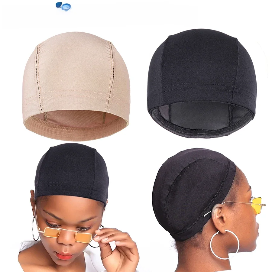 Alileader S/M/L Hairnet Spandex Dome Czapka do robienia peruk Nylonowa blond peruka Czapka bez kleju z elastyczną opaską Rozciągliwa — zdjęcie 2