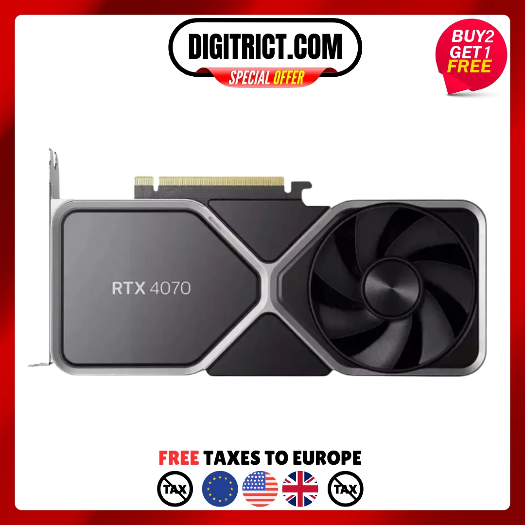 used NVIDIA GeForce RTX 4070 Founders Edition 12GB Graphics Card