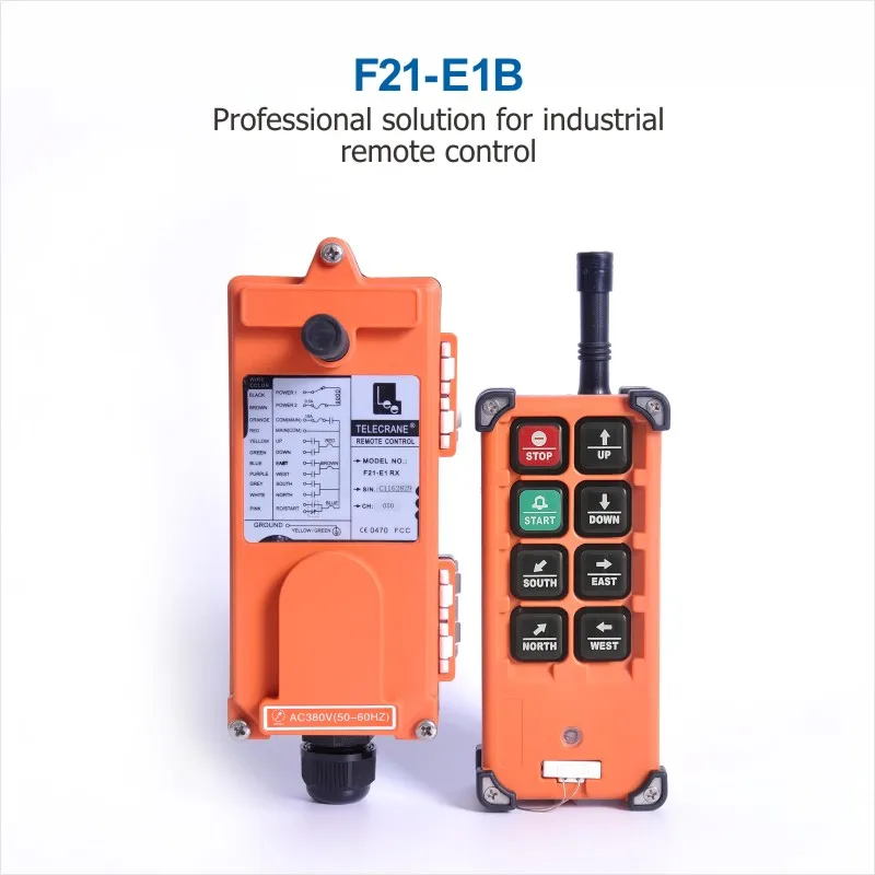 Original Price TELE crane F21-E1B F21-E1 F21-2S Remote Control 220V 380V Russia Spain warehouse