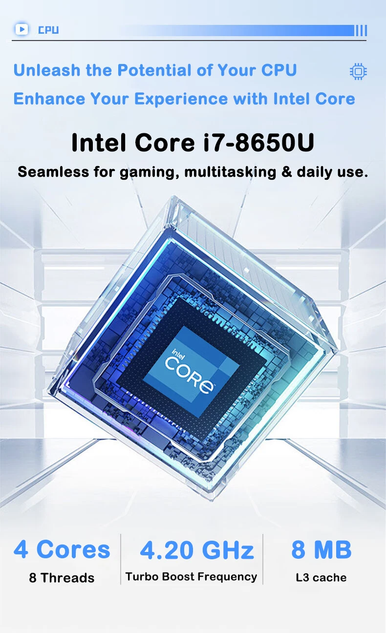 New Ultra Slim Laptop Intel Core I7 8650U 15.6' 32GB RAM 2TB SSD Gaming PC Office Study Computer PC Windows 11 Pro