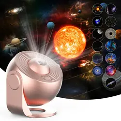 Sky Projector 360° Night Light Galaxy Projector Starry Rotate Planetarium Lamp For Kids Bedroom Valentines Day Gift Wedding Deco