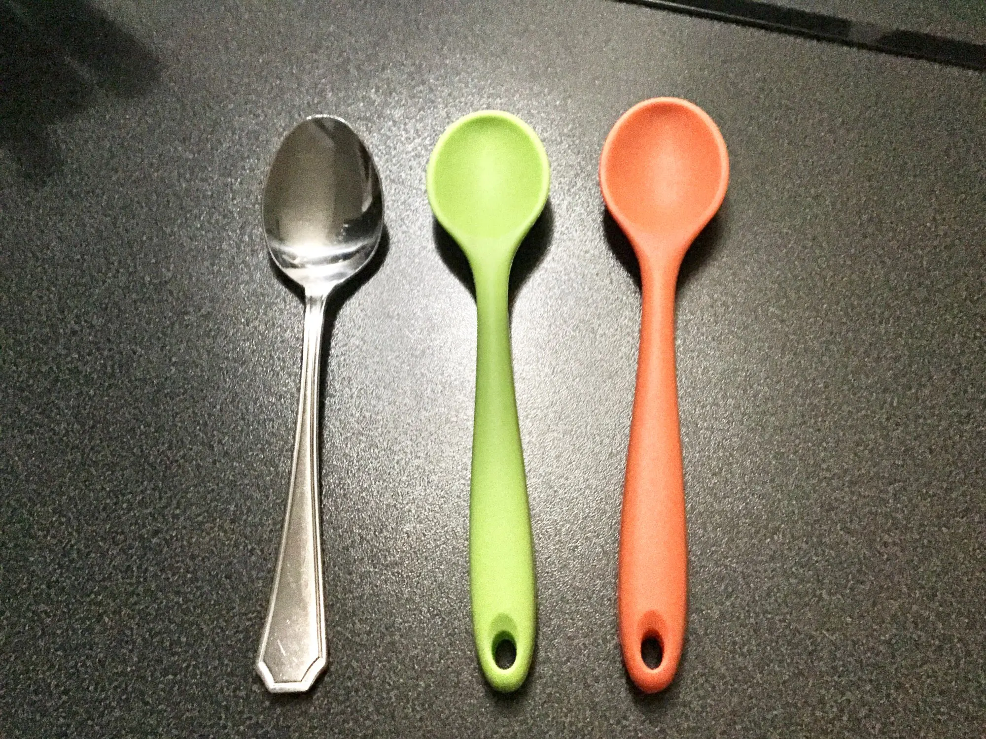 Spoon Silicone Spoons for Cooking Nonstick Kitchen Mixing Spoon Kitchenware Flatware Heat Resistant Tableware Pretty Soup Ladle photo review