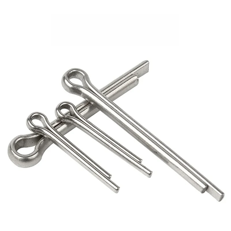 2-100 pièces M1 M1.2 M1.5 M2 M3 M4 M5 M6 M8 Type en forme de U goupille à ressort goupille à cheveux broches en acier pince fendue ouverte élastique en acier inoxydable