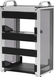 Server cabinet, 10-inch server rack for network, server, audio and video equipment