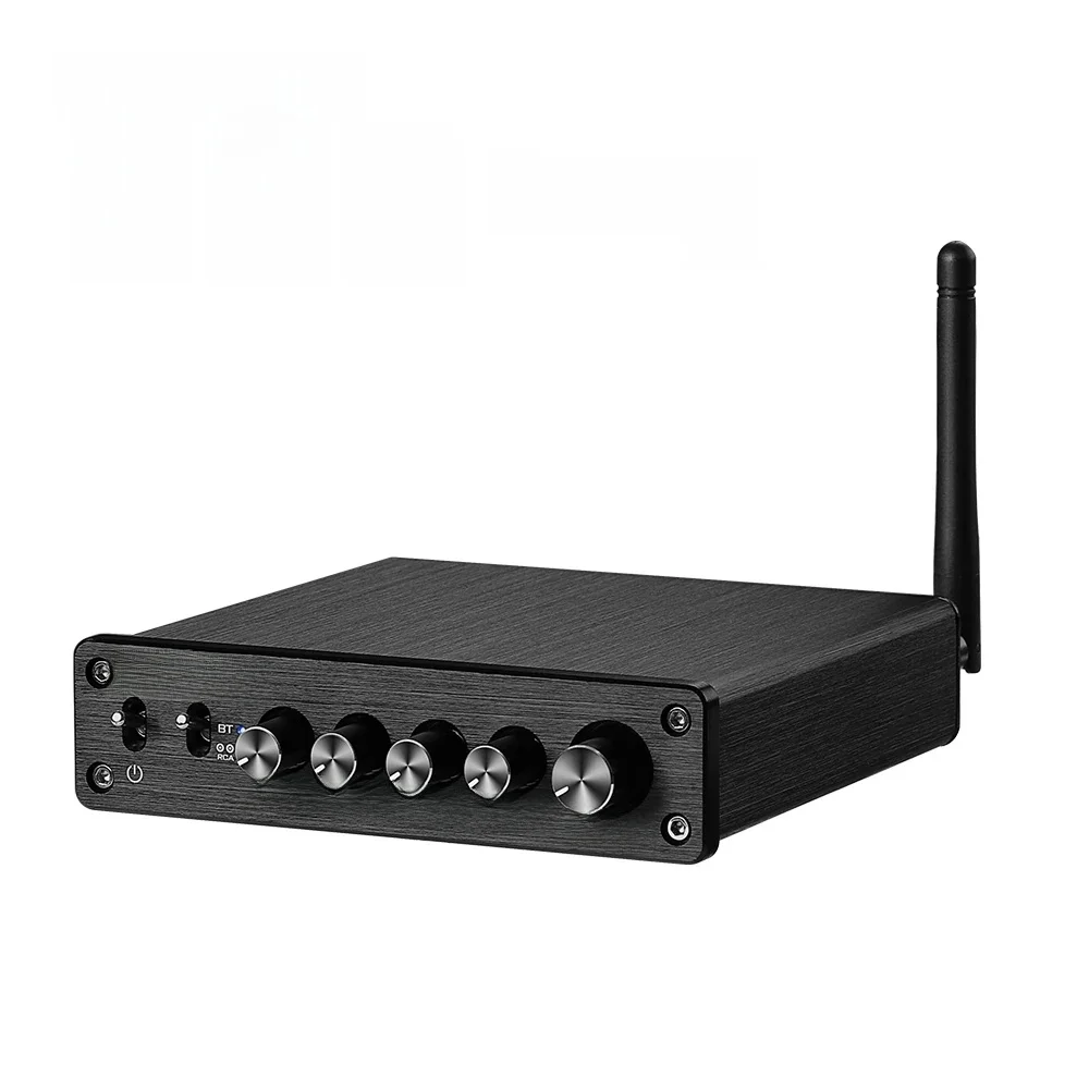 AIYIMA Audio A03 TPA3116 Wzmacniacz Bluetooth Hifi Stereo 2.1 Kanał 100W+50Wx2 Bass Treble Control Subwoofer AMP DC12-24V — zdjęcie 2