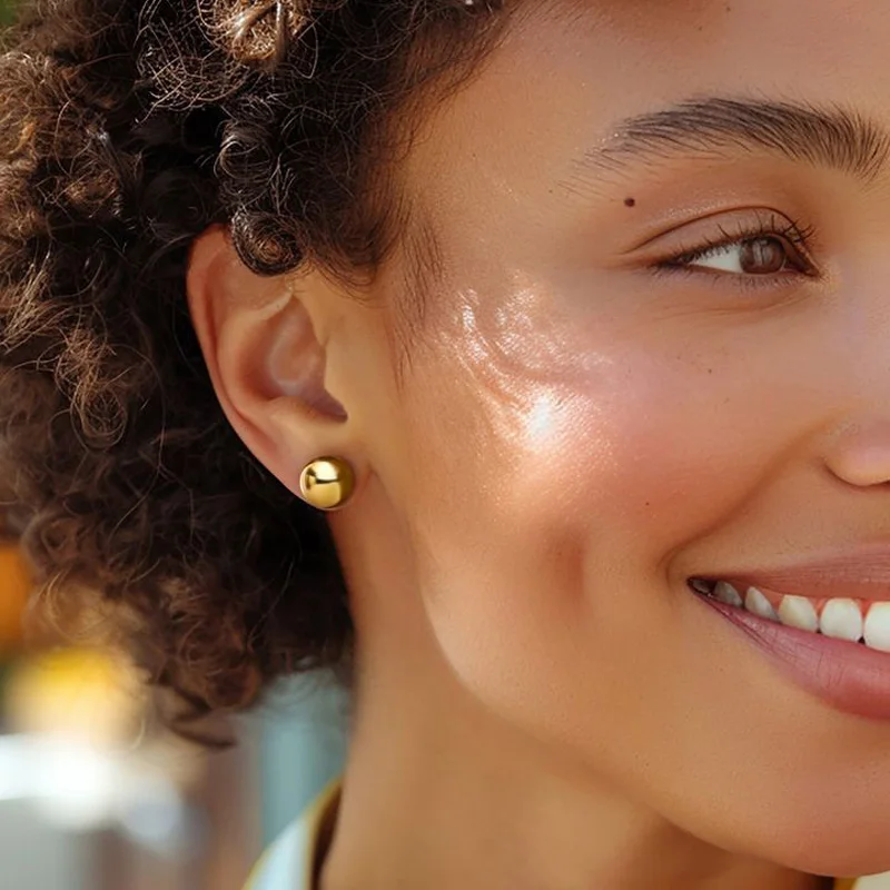 Circle Ball Stud Ea… - image