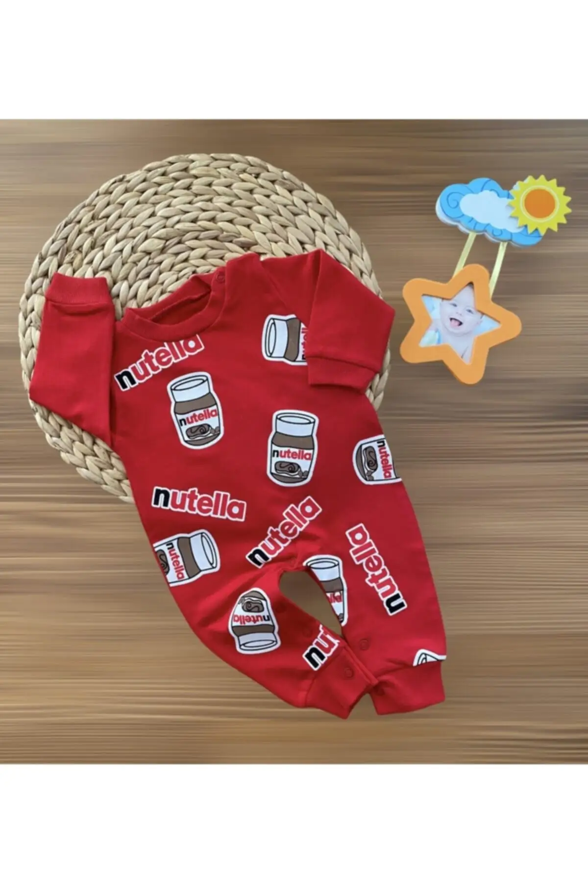 Baby Run Nutella Baby Clothes Infant Boys Girls Cotton Jumpsuit Pajamas One Piece Outfit Newborn Unisex Baby Sleeve Rompers