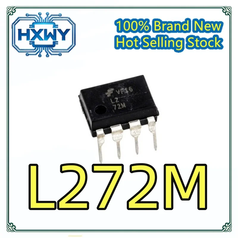 (10/50 pieces) L272M L272MS L272 DIP8 Through-Hole Imported IC Operational Amplifier In Stock Fast Shipping Quality Guaranteed