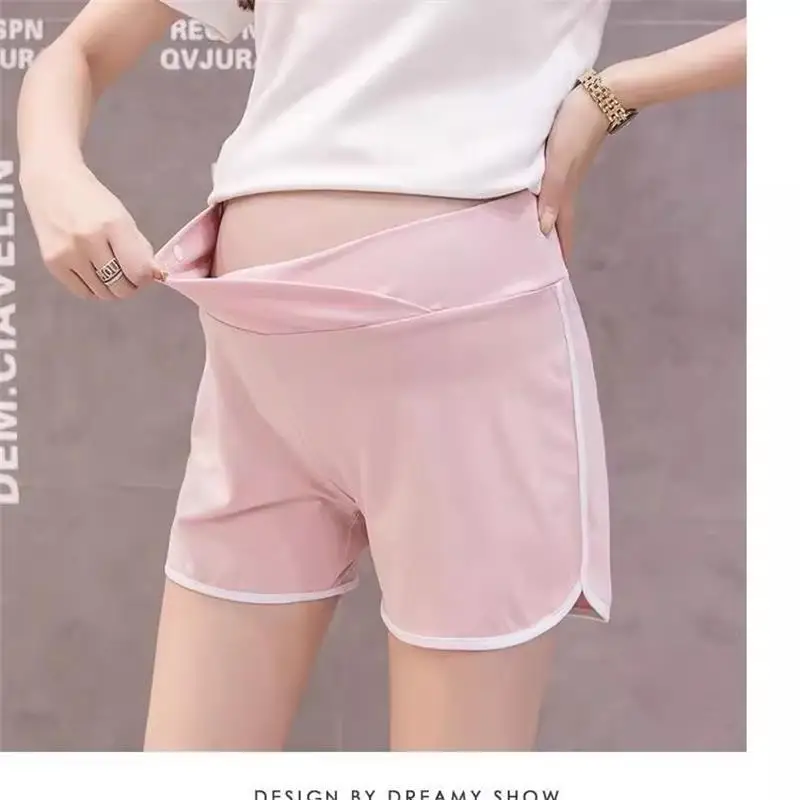 شورتات الأمومة لملابس خارجية صيفية، سراويل عصرية فضفاضة كبيرة الحجم رفيعة منخفضة الخصر، سراويل رياضية كاجوال، ملابس أمومة، ملابس صيفية #5