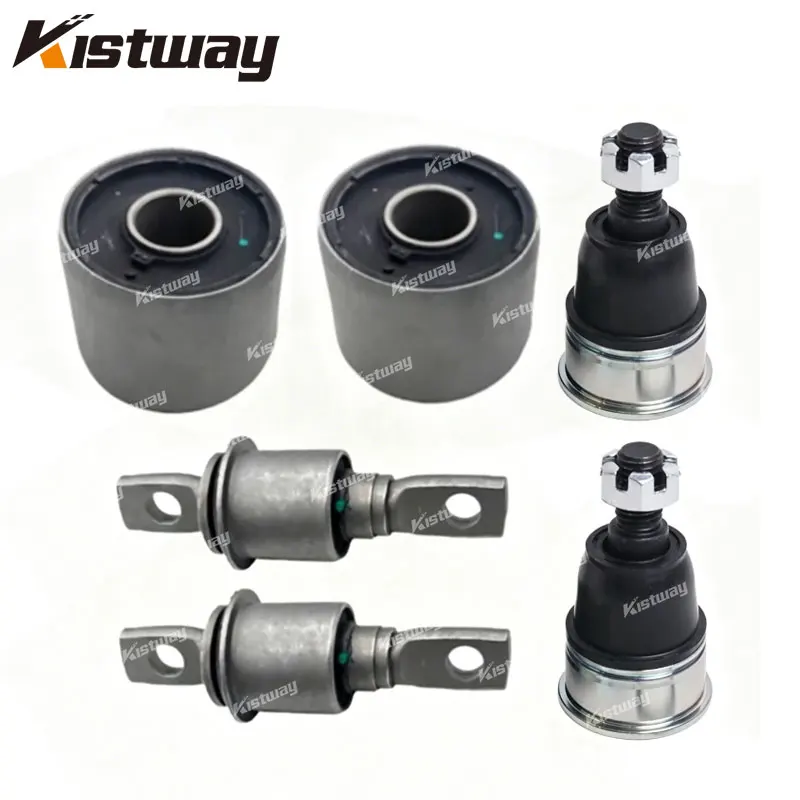 6PCS Front Lower Control Arm Bushing Kit For Honda Accord 9th Generation 2016-2017 51360-T2A-B00 51350-T2A-B00