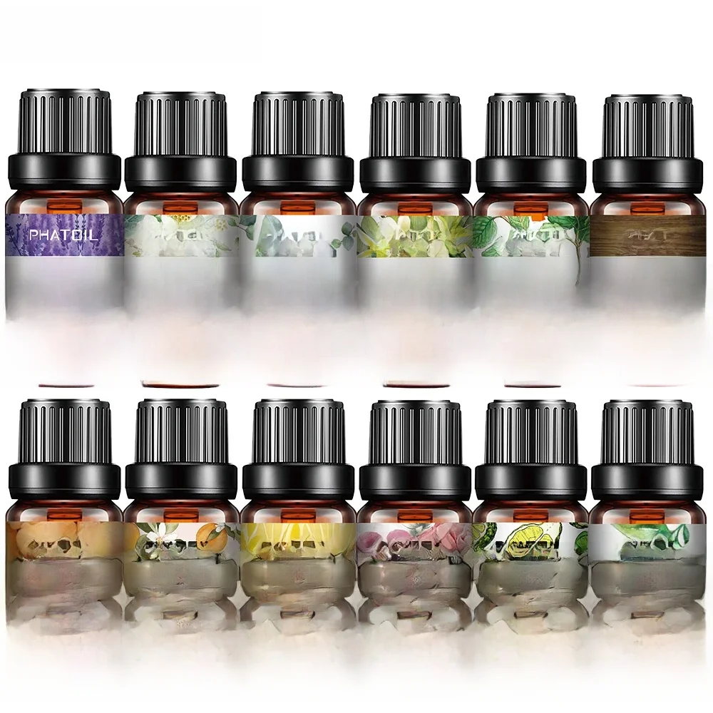 10ml Olejki Eteryczne Lawendowe Czyste Naturalne do Dyfuzora Nawilżacza Aromaterapii Olejek Zapachowy Jaśmin Wanilia DIY Świeca Mydło — zdjęcie 2