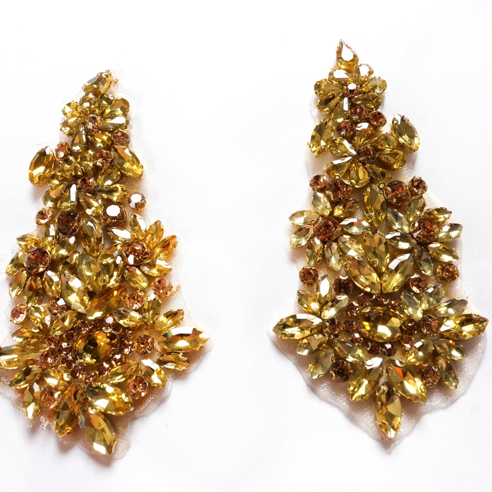 HelluyerDc ouro, champanhe, pr - Sew On Rhinestone avaliação e preço