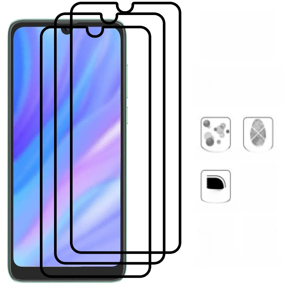 Pełna osłona dla Blackview A50 A55 A85 A95 Oscal C60 C80 A100 A55 A70 A80s Pro Screen Protector Folia ochronna ze szkła hartowanego — zdjęcie 2