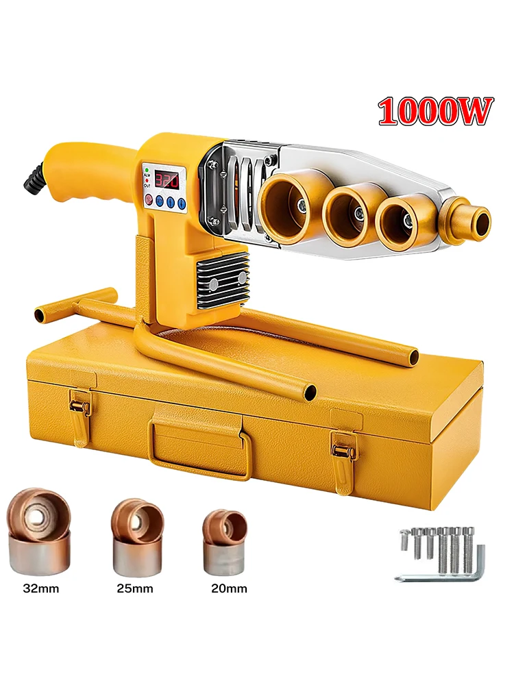 220V Rohrschweißgerät 1000W Rohrschweißgerät PB/PP/PE/PPR Rohrschweißwerkzeuge Hauswasserrohr Kunststoffschweißwerkzeuge