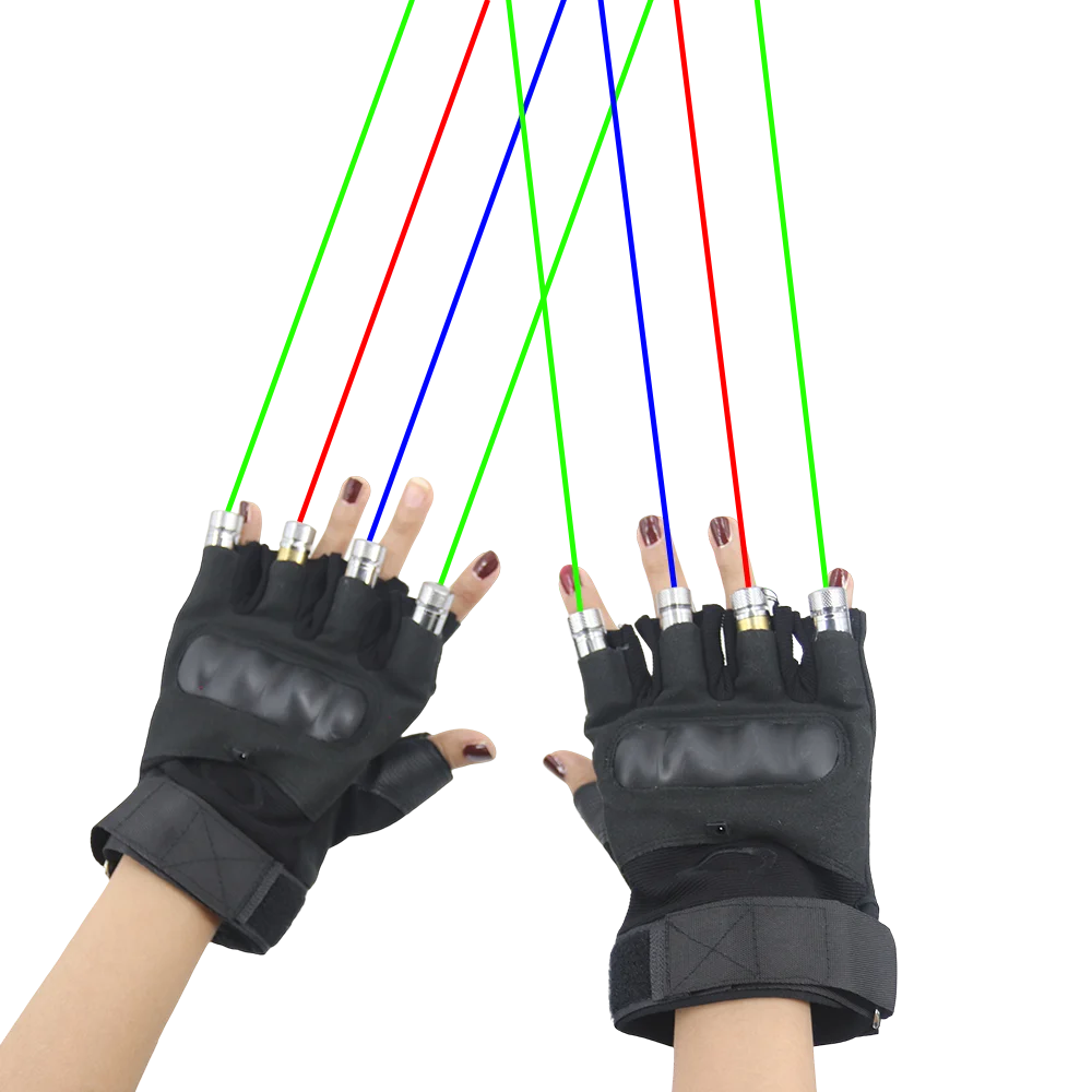 Green Laser Gloves for Stage Performance Nightclub Dance Cosplay Entertainment Show Props and Stage Lights
