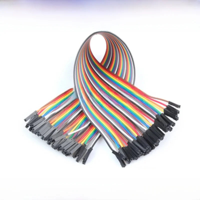40PCS 40cm 50cm 100cm Jumper Wire DuPont Line DuPont Cable Connection Male To Male Female To Female and Male To Female — zdjęcie produktu 2