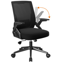 COMHOMA Office Chair Ergonomic Desk Chair Swivel Chair Adjustable Head Support Lumbar Support Black