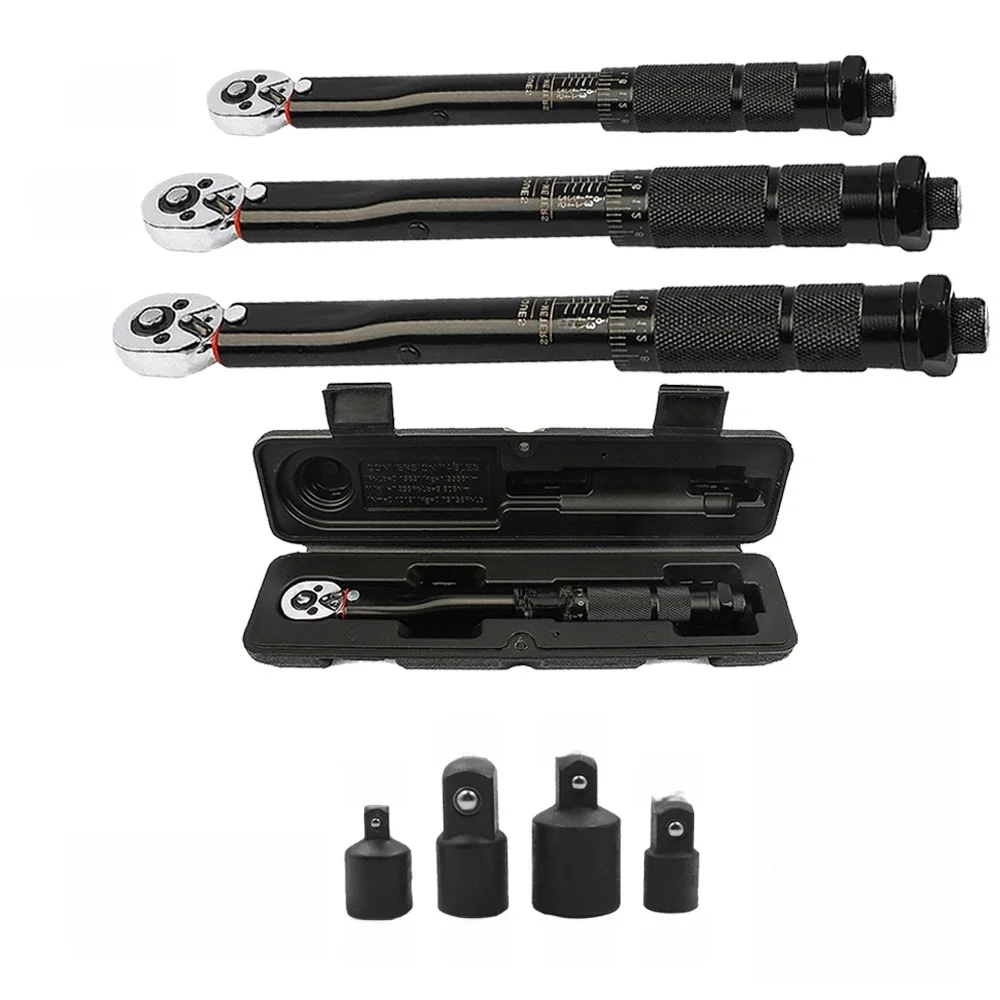 AliExpress FHZX 1/2 3/8 1/4 Inch Torque Wrench 2-210N.m Bicycle Preset Torques Key Precision Reversible Ratchet Professional Car Automotive Tool