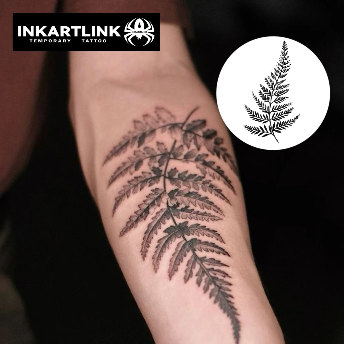 Leaves Temporary Tattoo,Lasts To 15 Days New Technology Magic Waterproof Semi Permanent Sticker