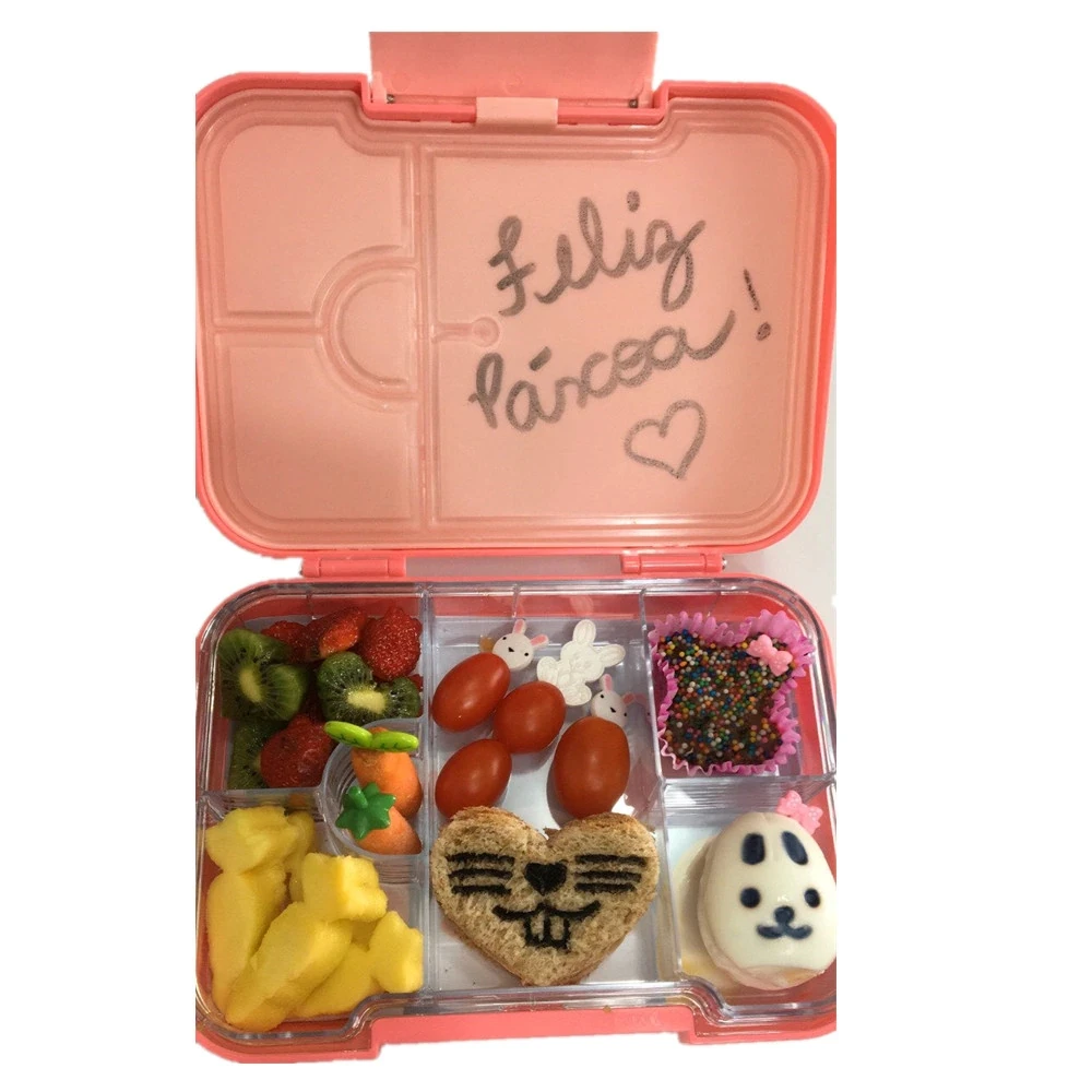 MIYOCAR personalisierte jeder name mittagessen box 6-Fach einstellbare Ideal Teil Größen BPA-Freies Mikrowelle Spülmaschine Lebensmittel-sicher