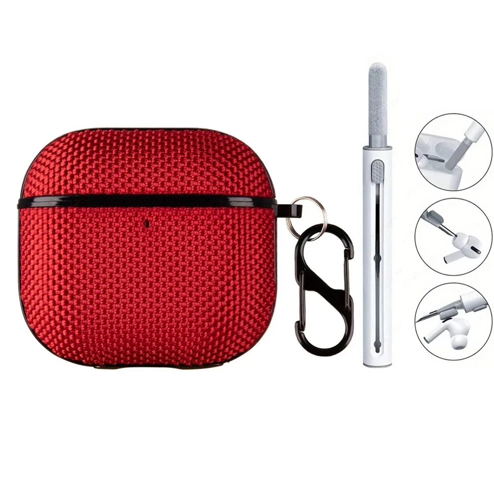 Étui pour écouteurs sans fil Airpods 4, avec ensembles de nettoyage, housses en tissu Nylon imperméable pour Apple Airpods4, manchon de protection