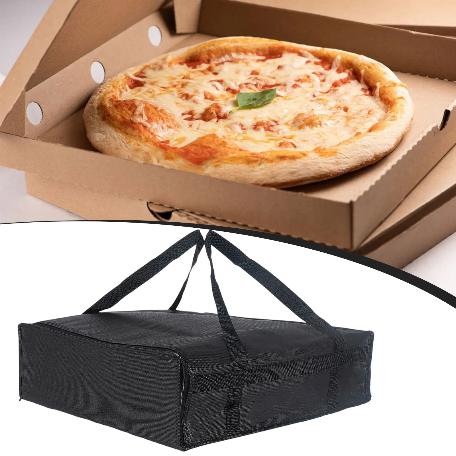 Pizza Delivery Bag Varied Size Heat Insulated Pizza Warmer Bag for Picnic Catering Commercial Pizza Carrier Delivery Bag