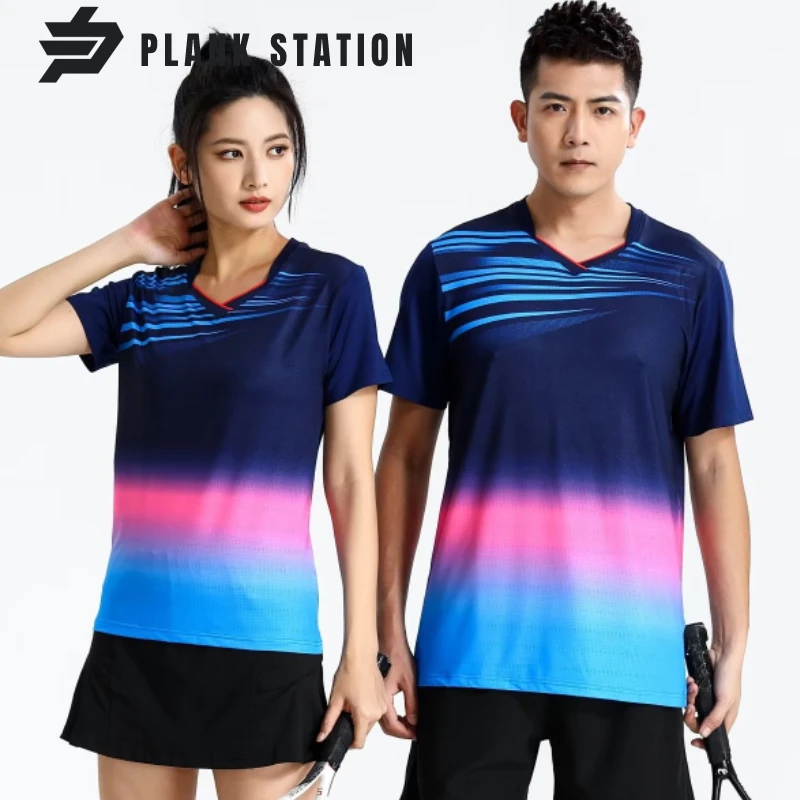 

High Quality Table Tennis Shirt Men Women 2023 Pingpong Training Sport Jersey Tshirt Child Unisex Badminton Uniforms