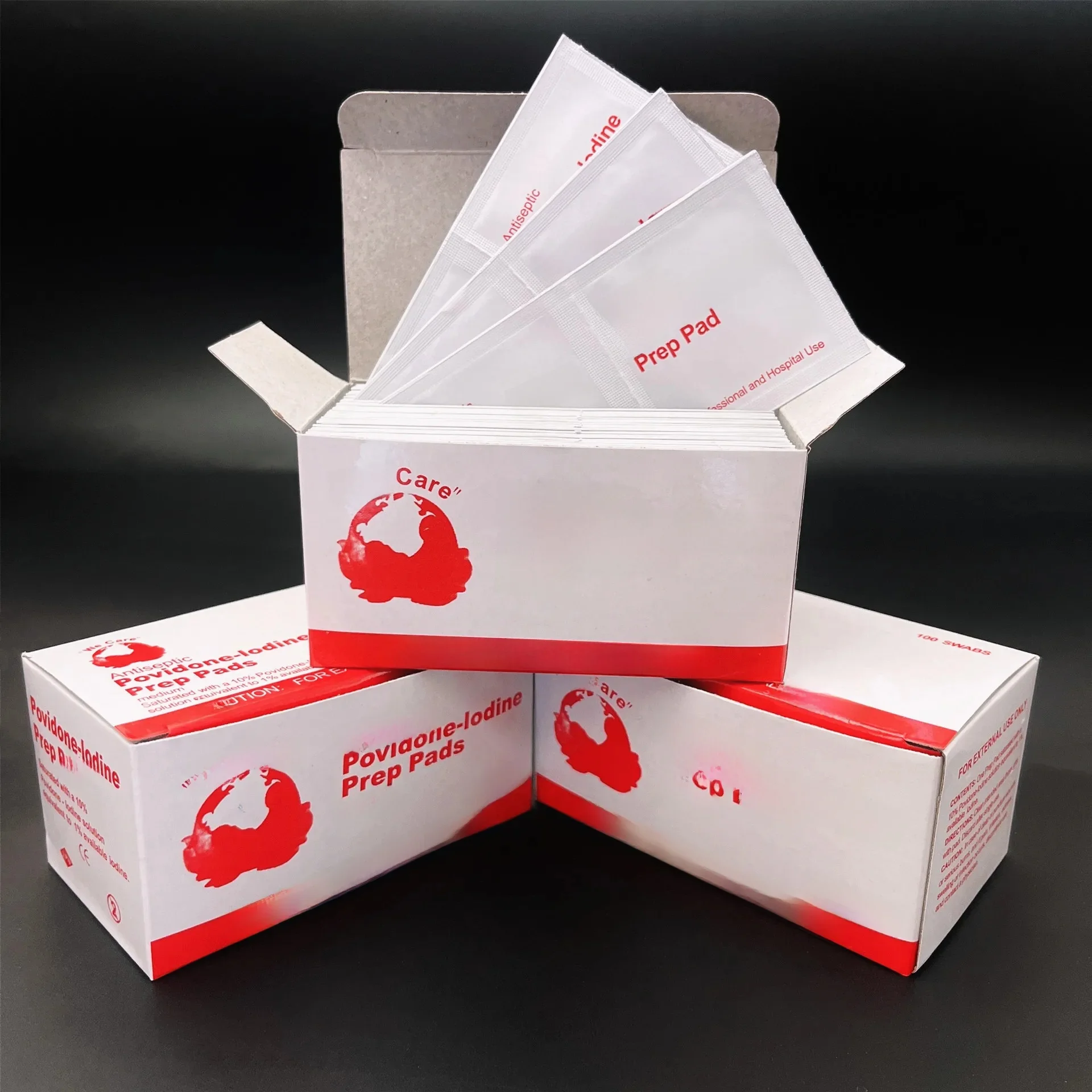 Traitement de désinfection des plaies à l'iode cutanée, pratique à transporter, fournitures de trousse de premiers soins essentielles pour sports de plein air en cas de catastrophe