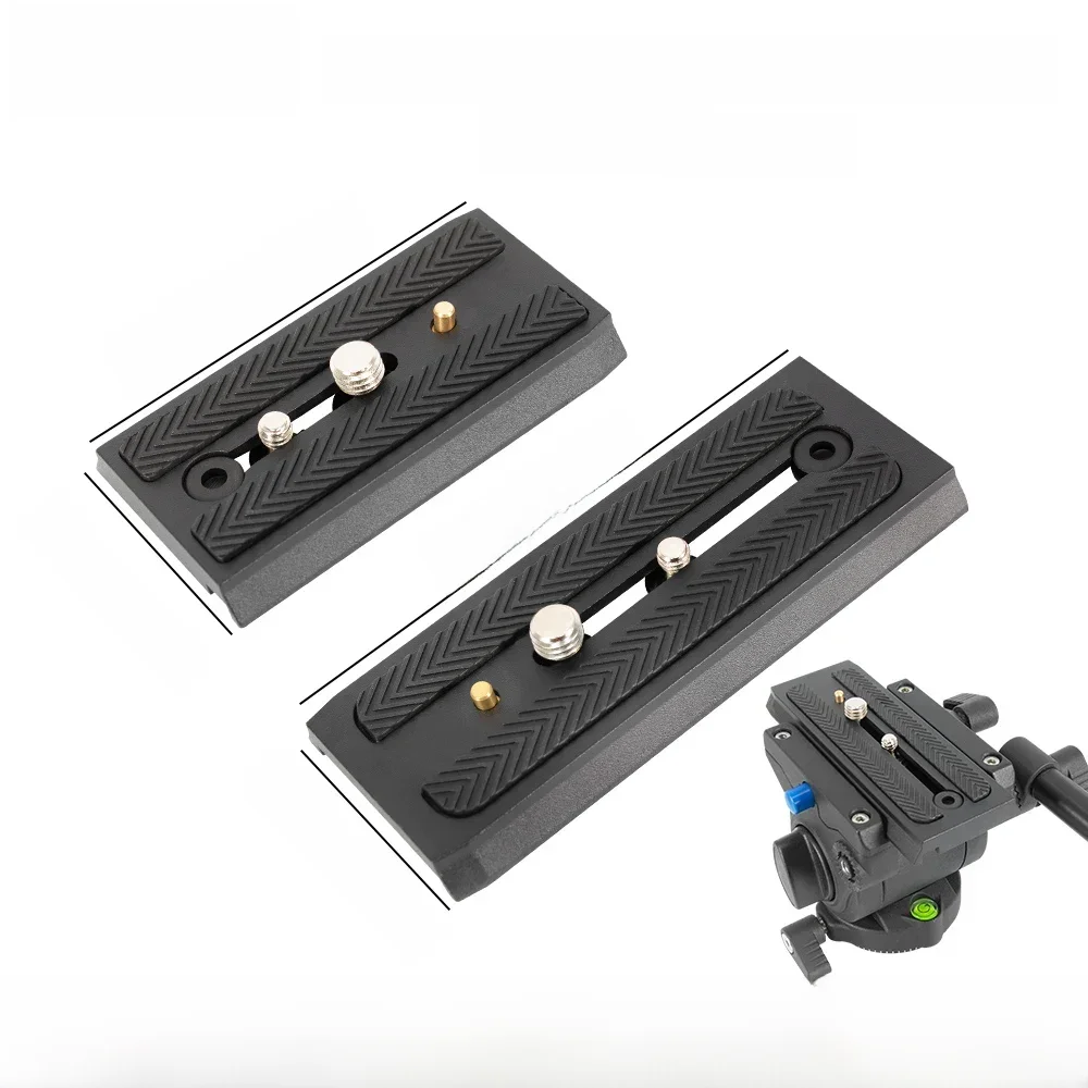 Plaque Manfrotto 501-L90A pour appareil photo numérique, plaque coulissante à dégagement rapide pour tête de trépied Manfrotto 501HDV 503HDV 701HDV MH055M0-Q5