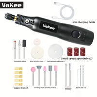 Mini Cordless Drill, Electric Carving Pen, Variable Speed, USB, Rotary Tool Kit, Engraving Pen for Polishing and Grinding