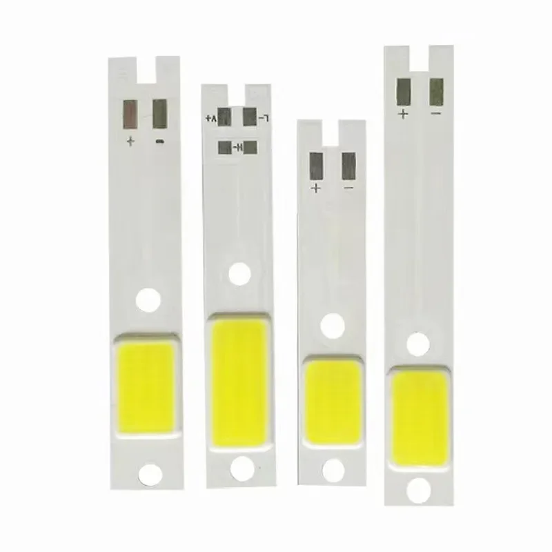 DC9-12V C6 LED puce voiture phare proche/haut H1 H3 H4 H7 COB lumière 15W 30W 100LM/W 5 pièces