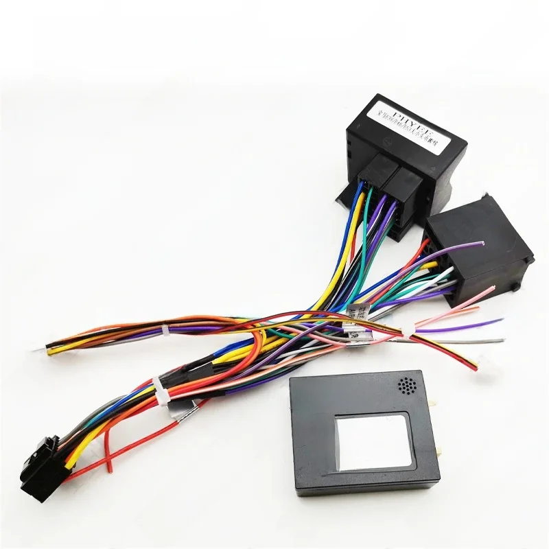 Adaptateur de faisceau de câbles avec décodeur CAN Bus, prise 16 broches vers Quadlock ​ ​ Connecteur femelle H-MTD, câble Android de voiture pour BMW E39 E46