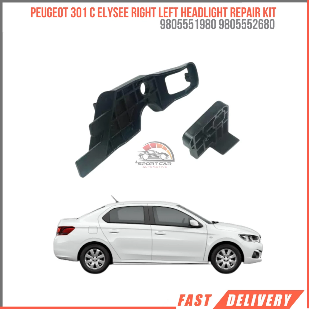 For Peugeot 301 C Elysee Right Headlight Repair Kit 9805551980 9805552680 affordable car parts high quality fast shipping