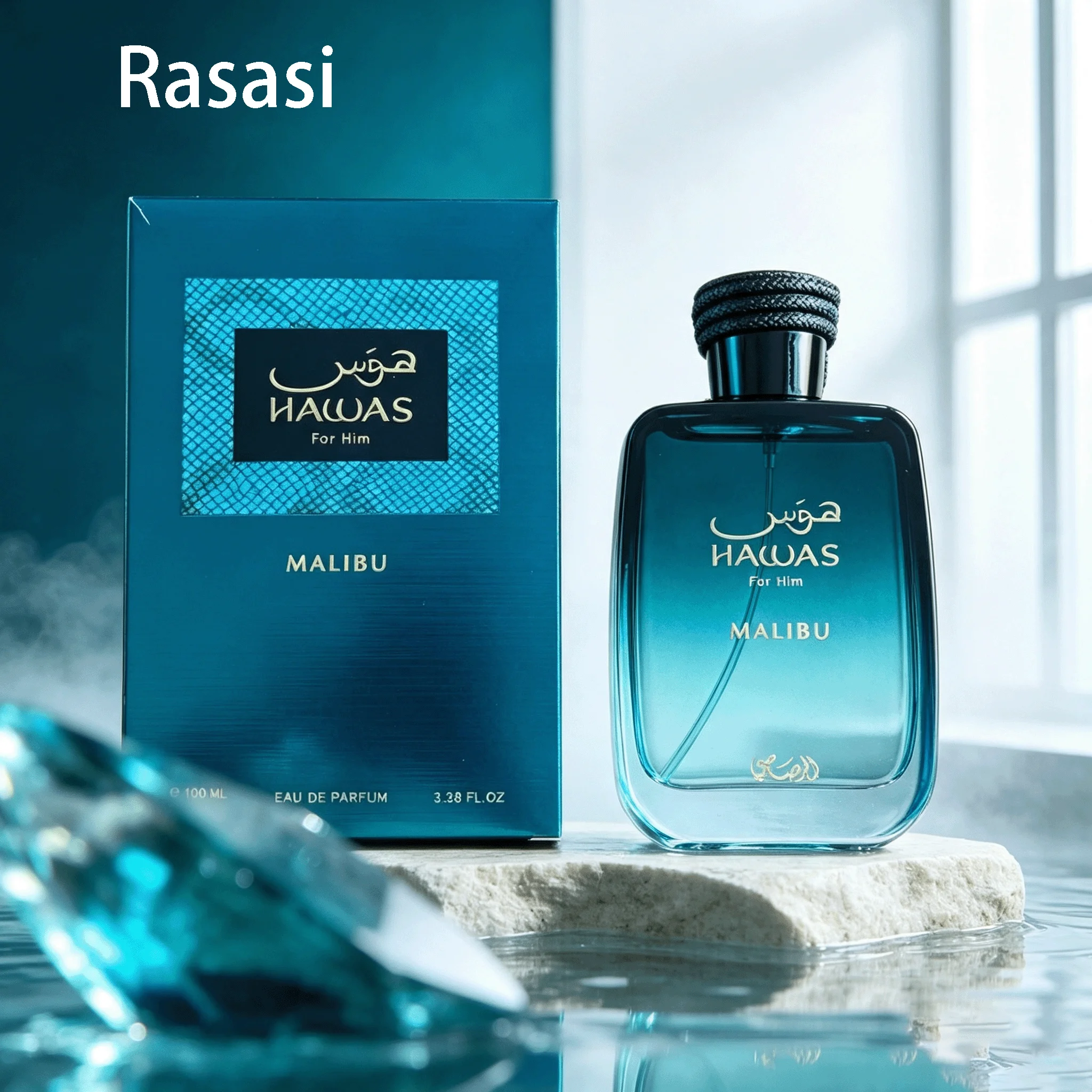 Parfum Rasasi Hawas Malibu For - Amber Musk Oil ulasan dan harga