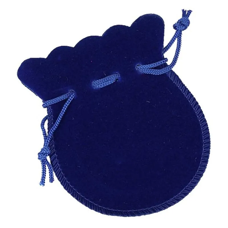 

SheepSew 12 Pieces 2.75" x 3.54" (7 x 9cm) Calabash-Shaped Small Velvet Cloth Jewelry Drawstring Bags Velvet Jewelry Pouches