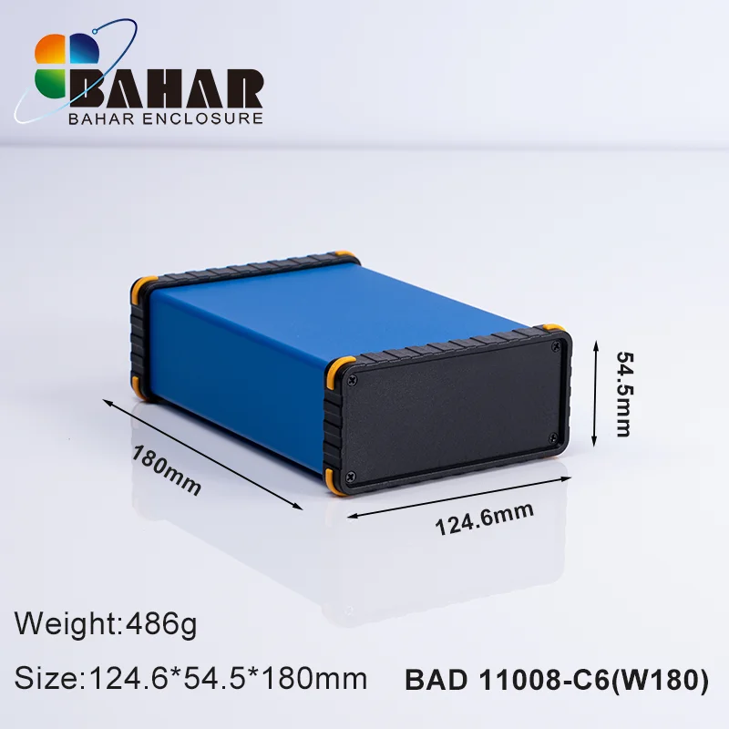 Bahar Enclosure Aluminum Case for Wire Junction Box Instrument Shell Battery BAD 11008 industry electrical measuring equipment
