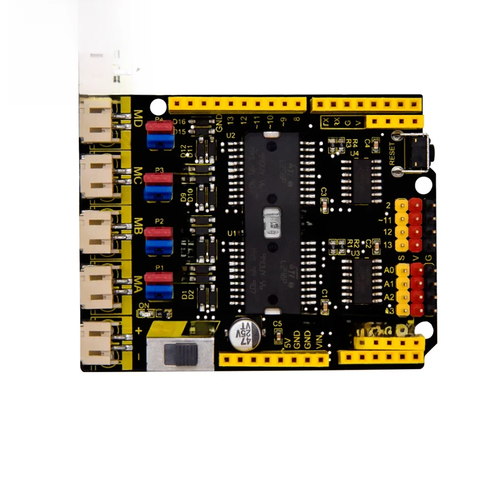 Keyestudio 4 kanałowy L298P silnik napędza tarcza V1.0 dla Arduino Robot — zdjęcie 2
