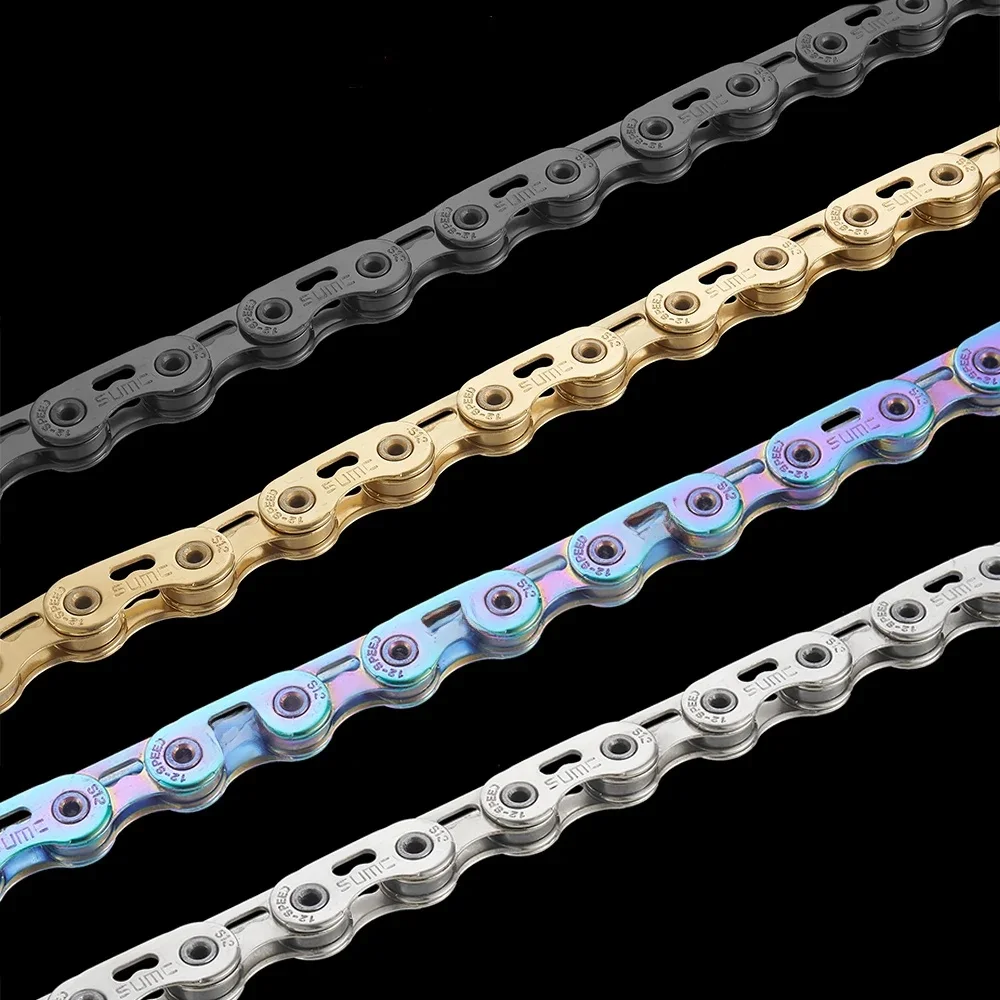 AliExpress ZOAO sumc 12 speed bike chain crescent chain road bike mountain bike chain 126 links ultra light bike chain for SRAM