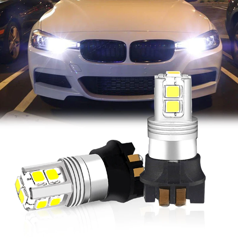 

2 шт., светодиодные водонепроницаемые лампы PW24W PWY24W