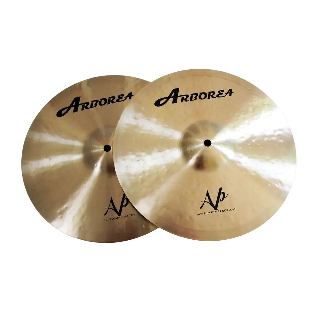 Arborea cymbal, B20 AP CYMBAL SET, 14\'\'HH+16\'\'C+18\'\'C+20\'\'R+CYMBAL BAG , handmade professional cymbal