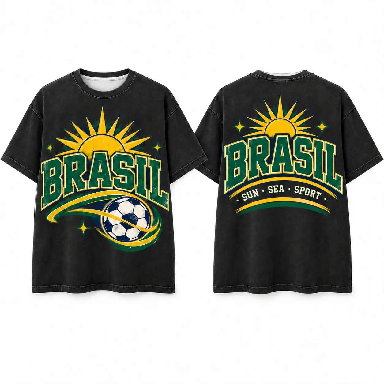2026 Unisex Brazilcore T-Shirt for Men Women Tropical Rio Samba Amazon Beach Graphic Print Short Sleeve Crew Neck Streetwear Tee